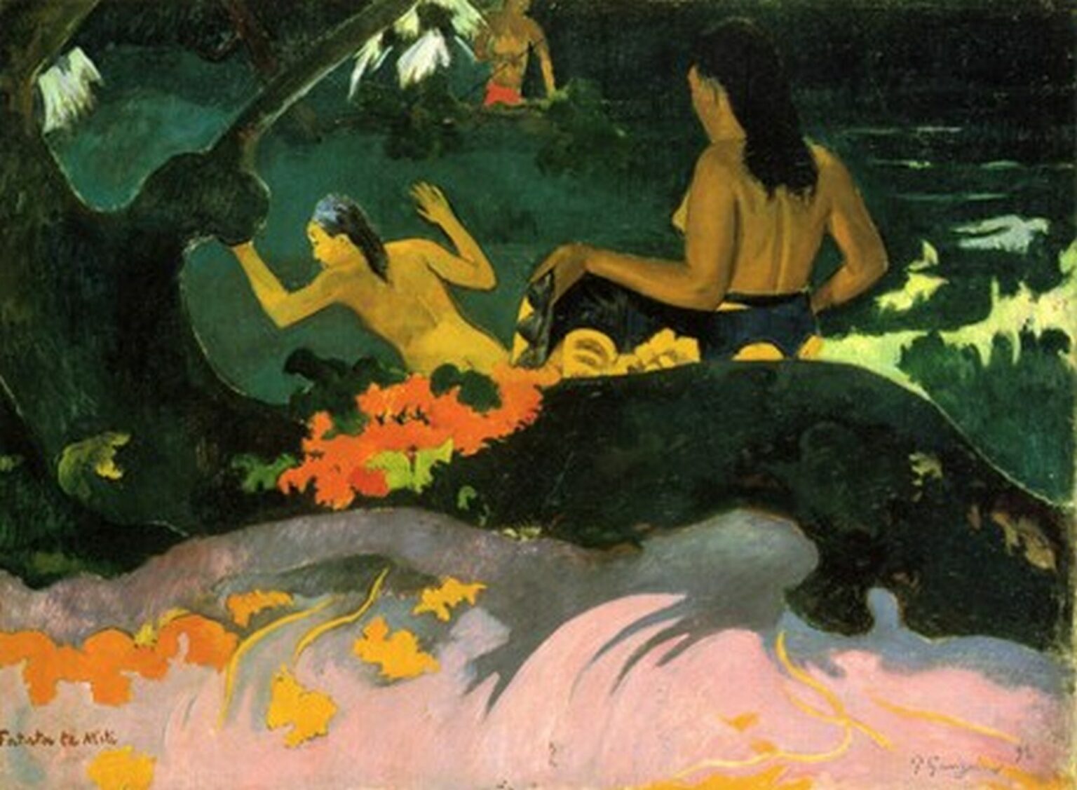 Gauguin Am Meer (Fatata te miti) (1892)