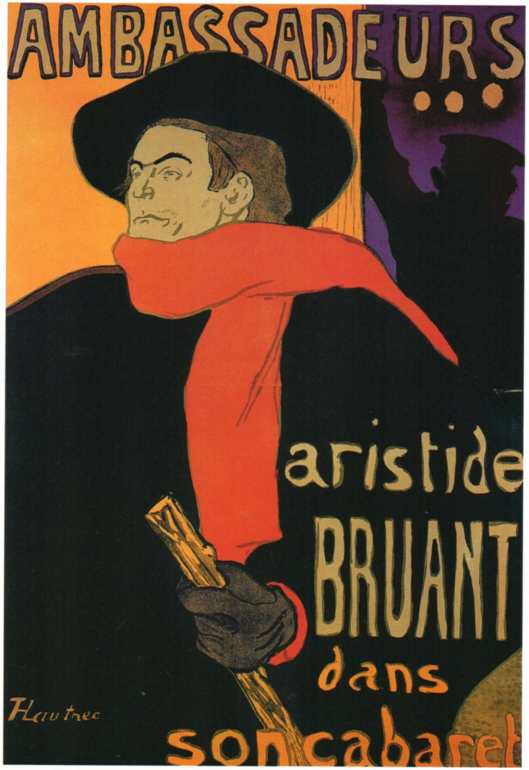 Toulouse-Lautrec Ambassadeurs: Aristide Bruant (1892)