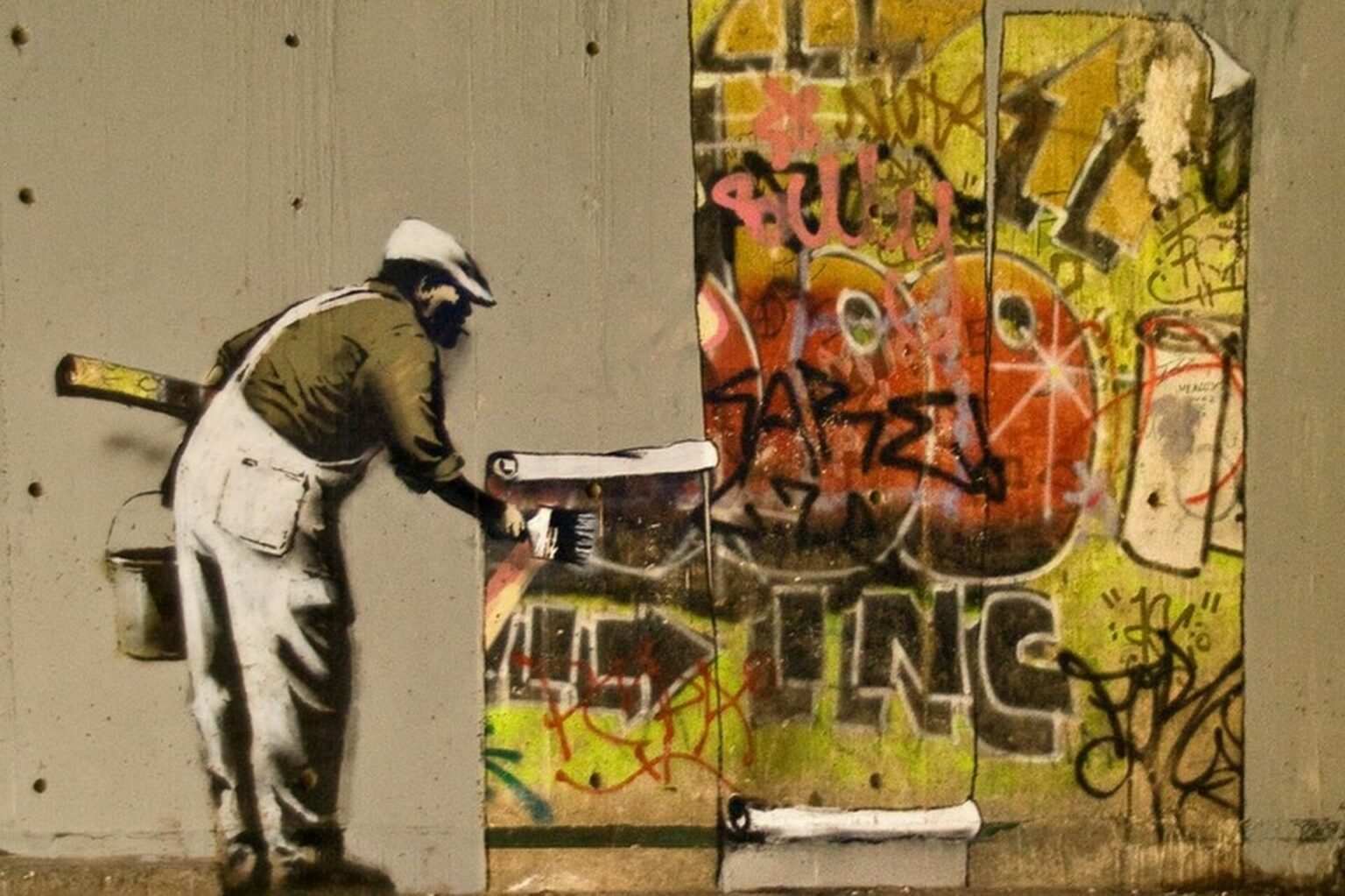 Banksy Another look at the graffiti
