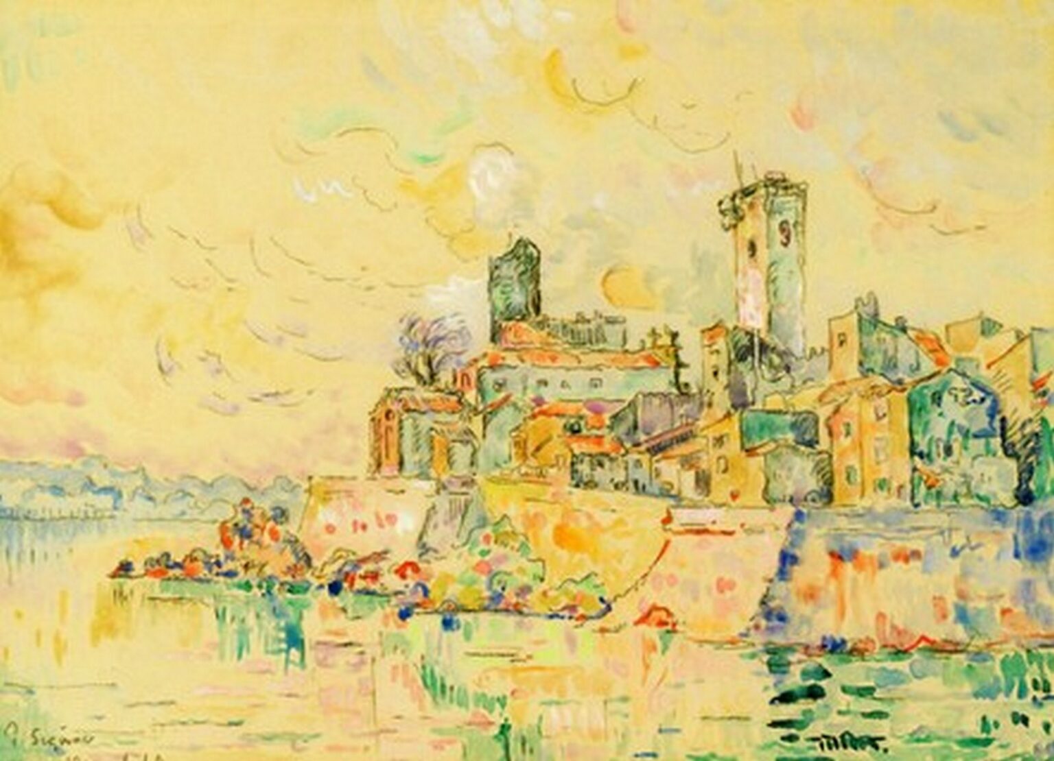 Signac Antibes (1910)