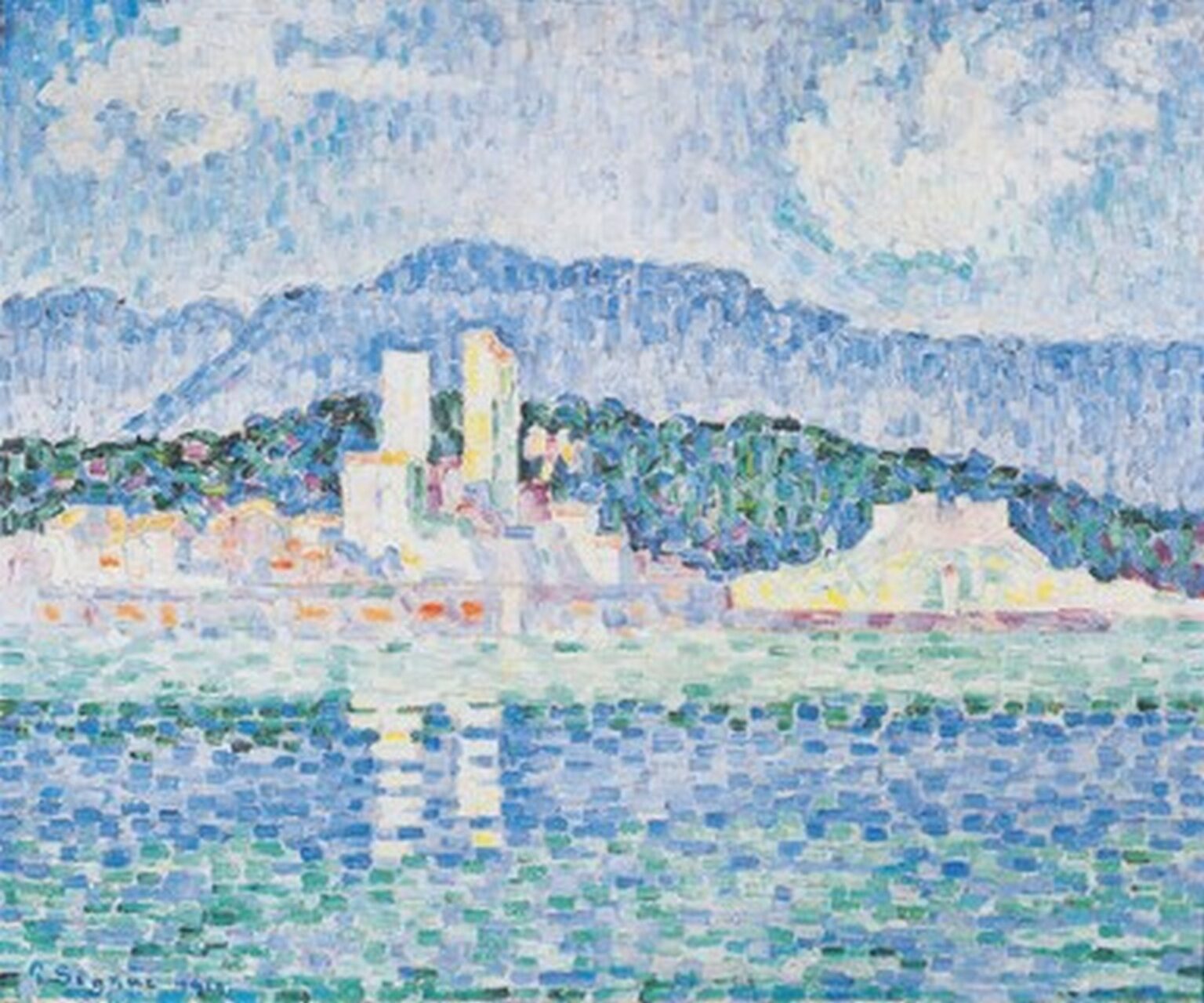 Signac Antibes, thunderstorms (1919)