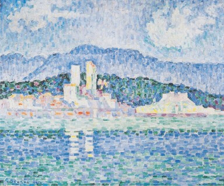 Signac Antibes, thunderstorms (1919)