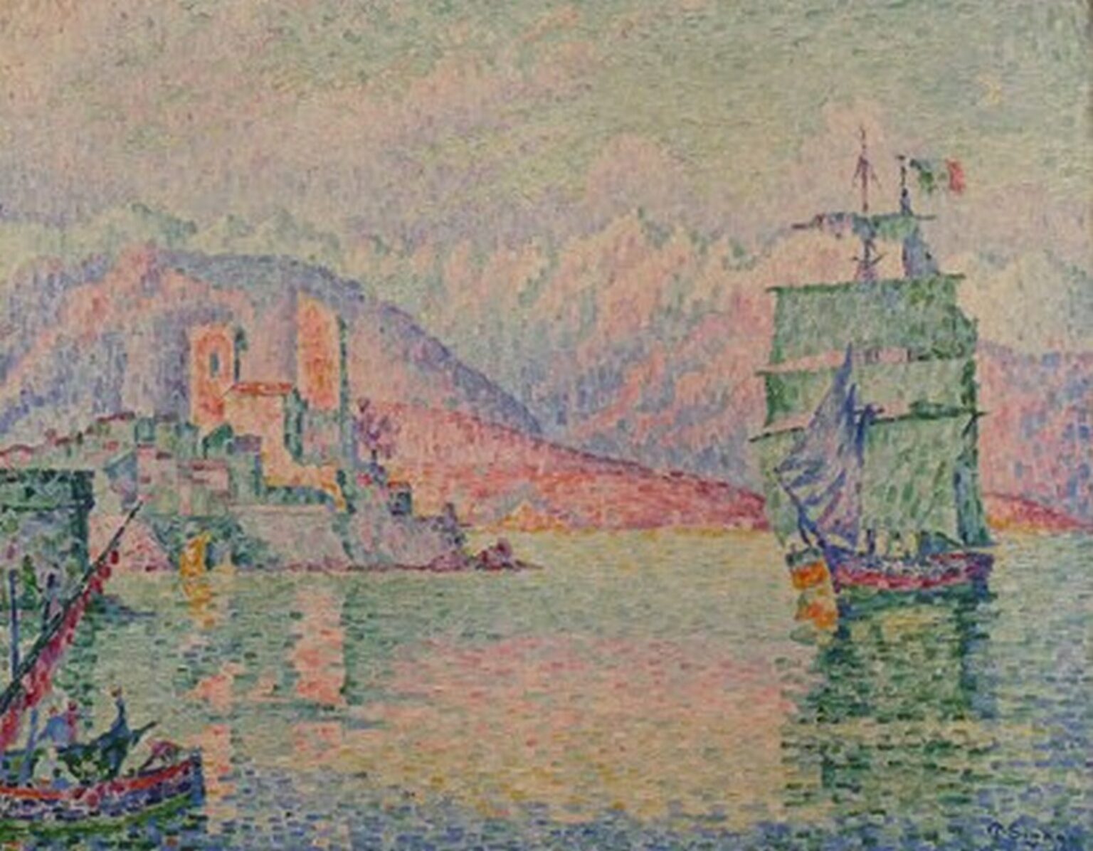 Signac Antibes, Evening (1914)