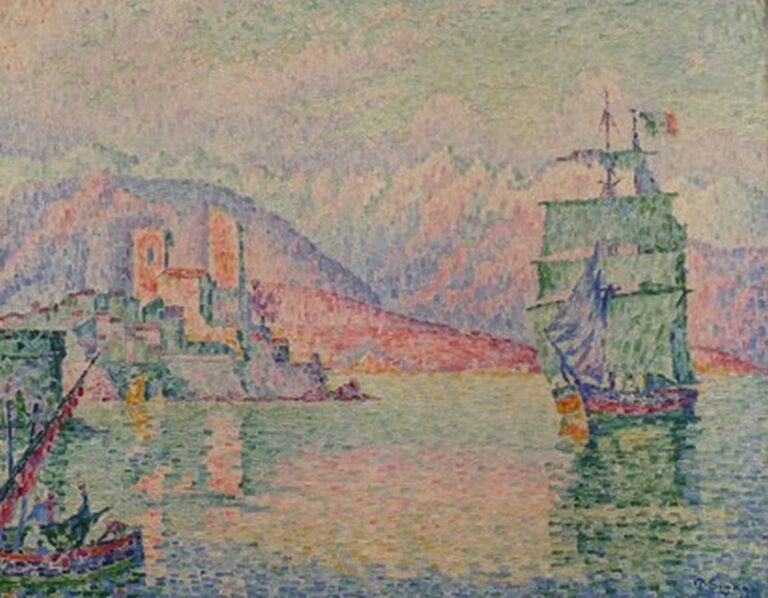 Signac Antibes, Evening (1914)