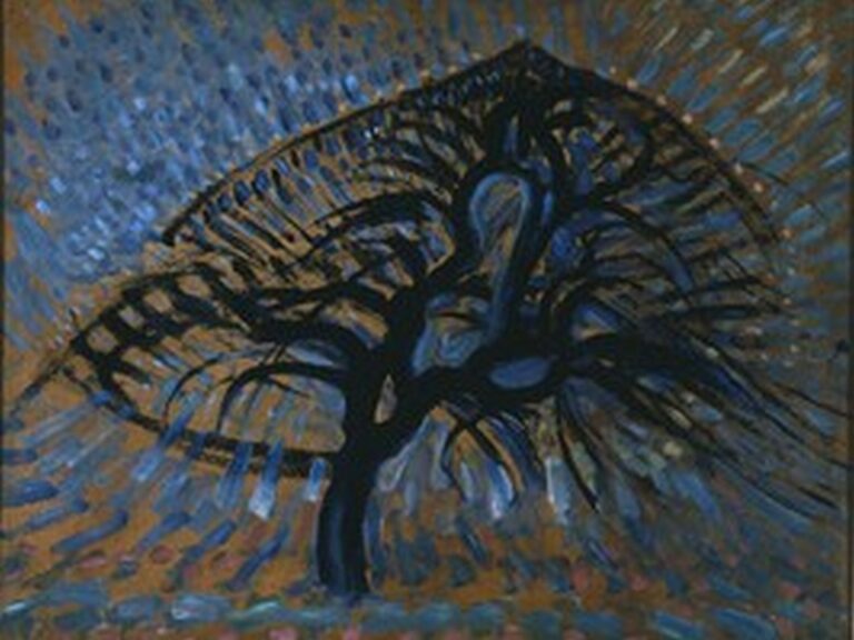 Mondrian Apple Tree (Pointillist Version, 1908-09)