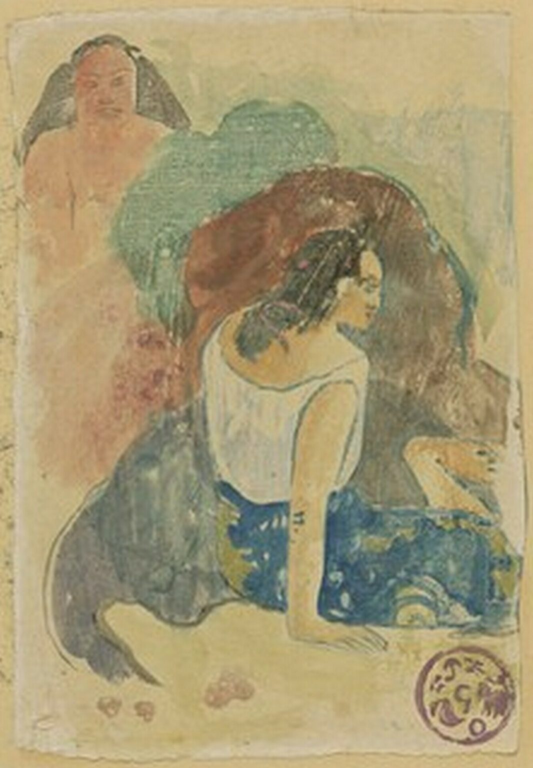 Gauguin Arearea no Varua Ino (Words of the Devil, 1894)