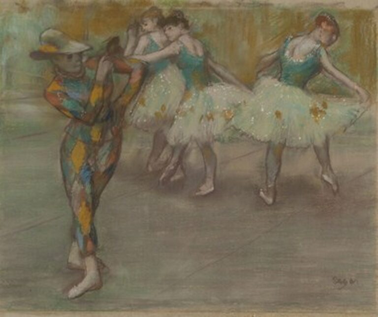 Degas Arlequin danse (c. 1890)
