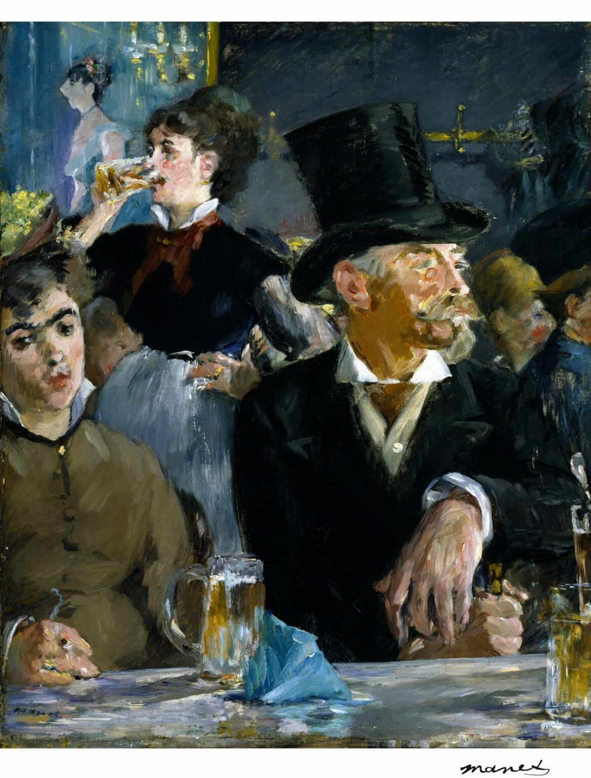 Manet At the Cafe (1878)