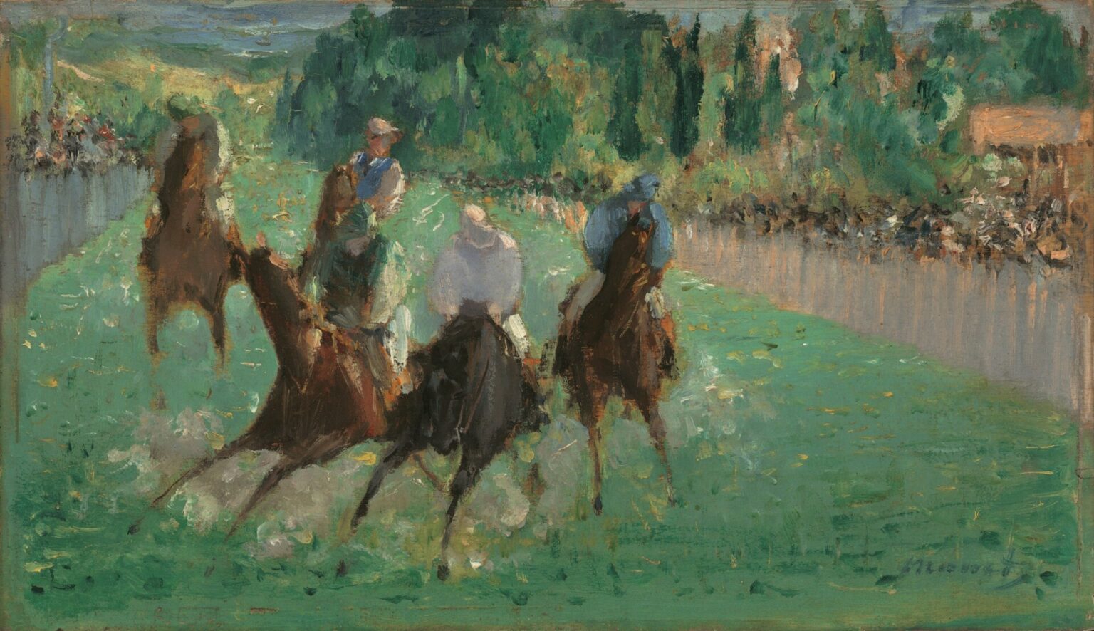 Manet At the Races (c. 1875)