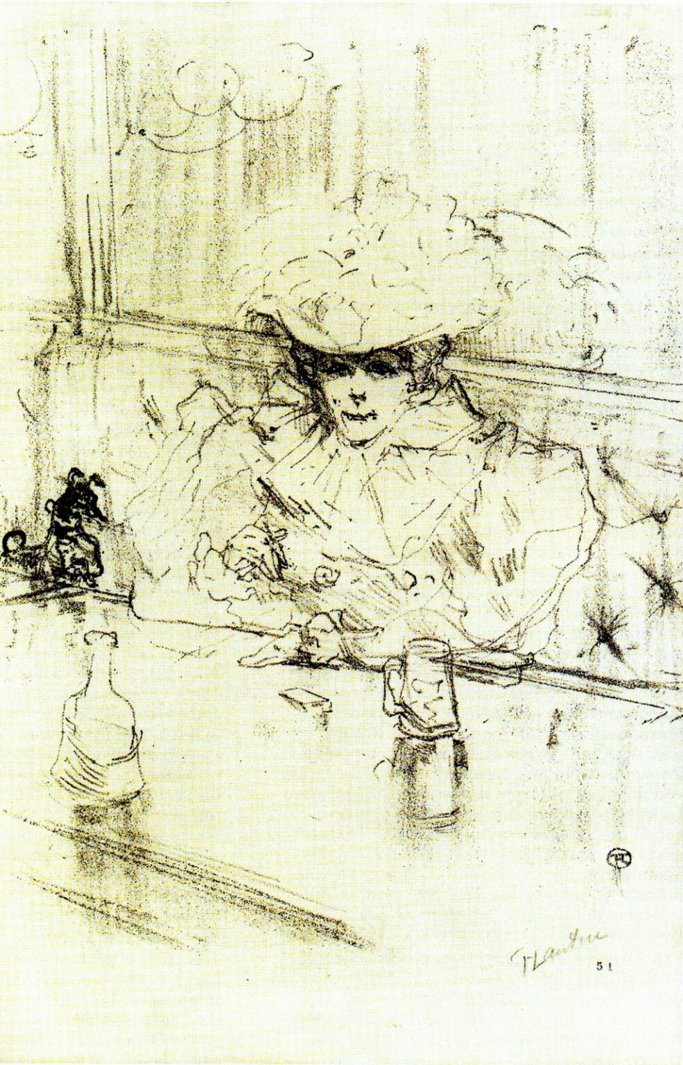 Toulouse-Lautrec Au Hanneton (1898)