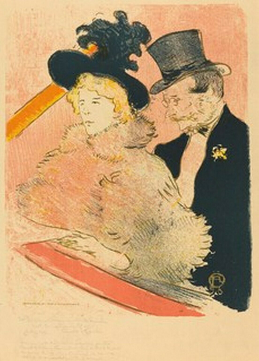 Toulouse-Lautrec Au concert (1896)