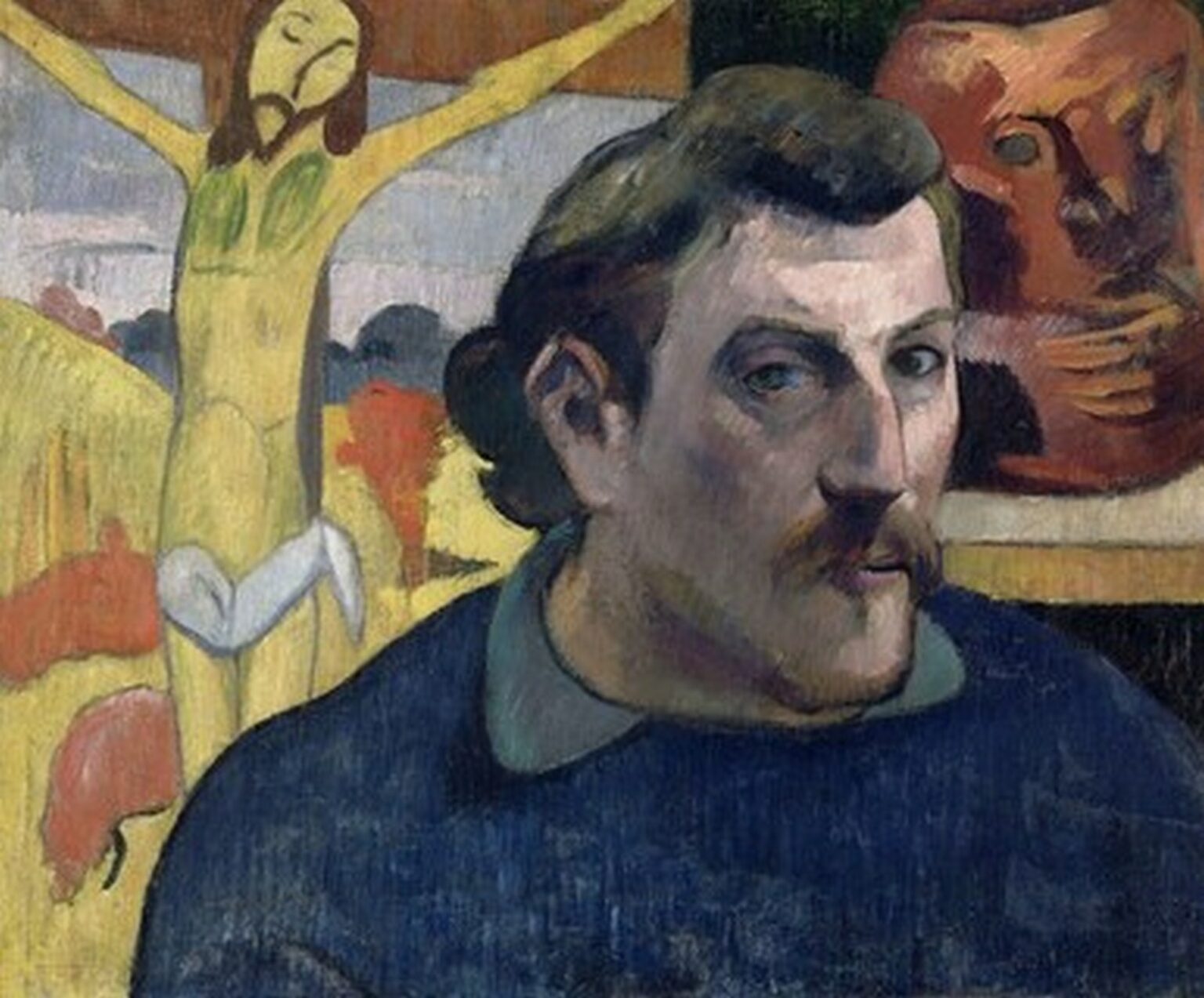 Gauguin Autoportrait au Christ Jaune (1890)