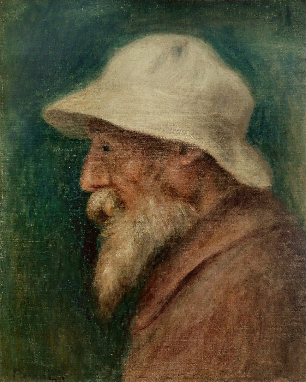 Renoir Autoportrait au chapeau blanc