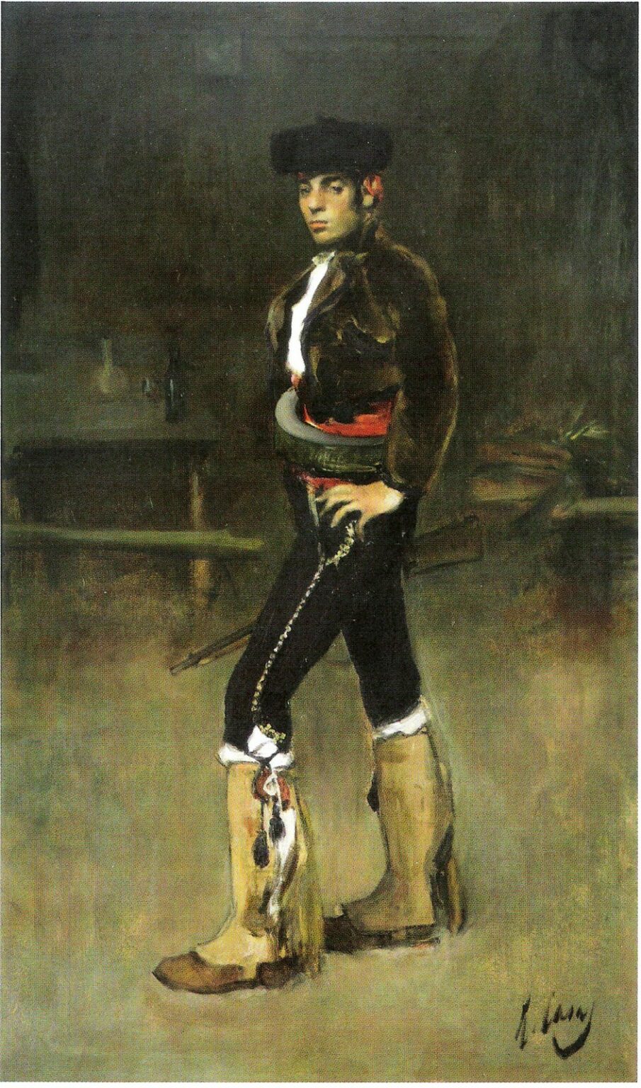 Casas Autoretrat vestit de bandoler (1885)