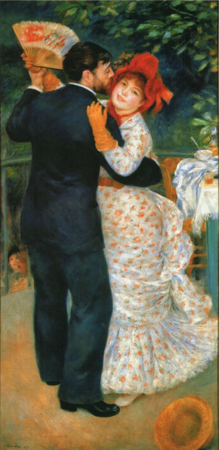 Renoir Baile en el campo (1883)