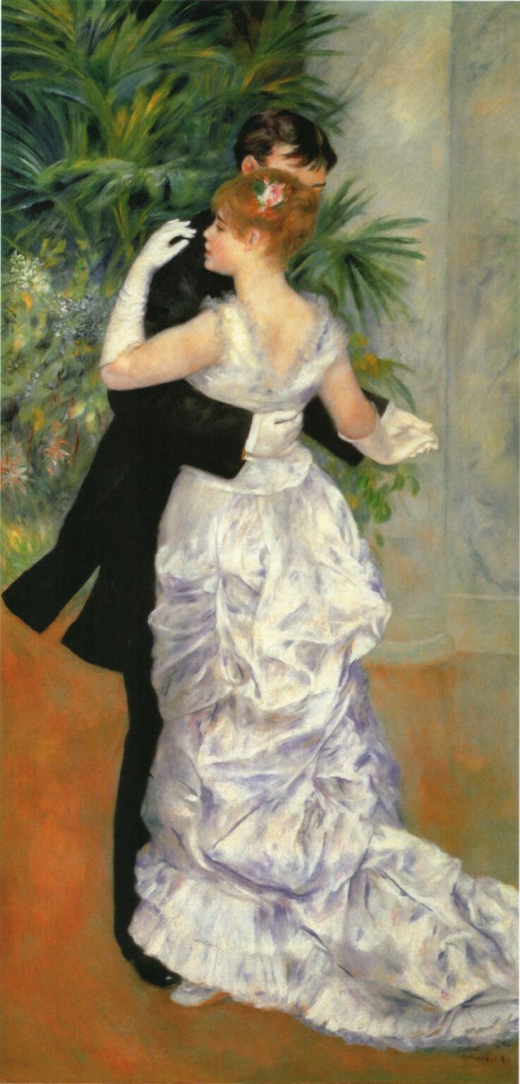Renoir Baile en la ciudad (1883)