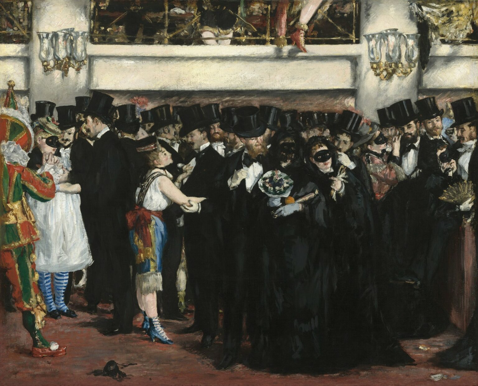 Manet Bal masqué à l'Opéra (1873)
