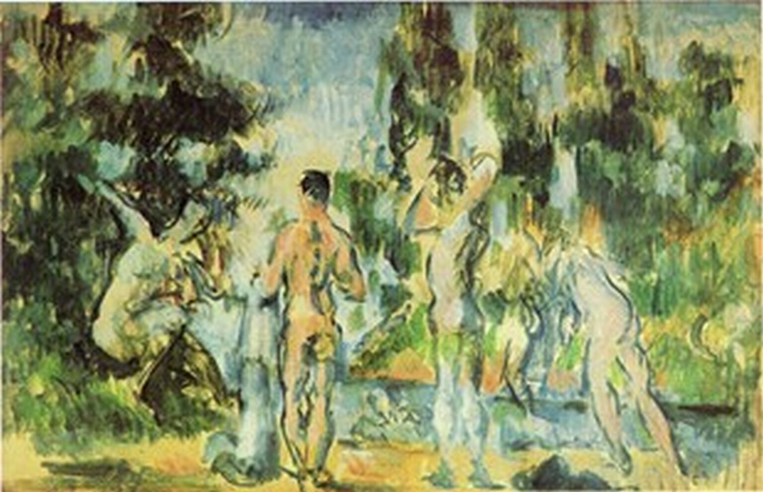 Cézanne Bañistas (1890-1900)