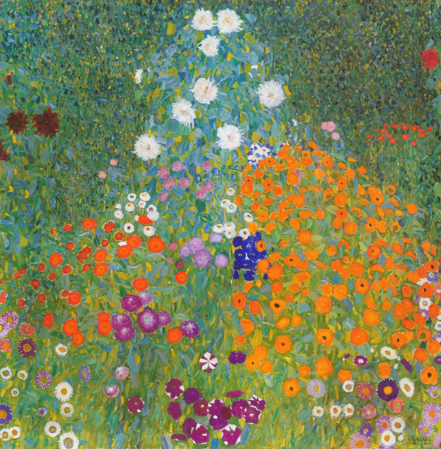 Klimt Bauerngarten (1905-1907)
