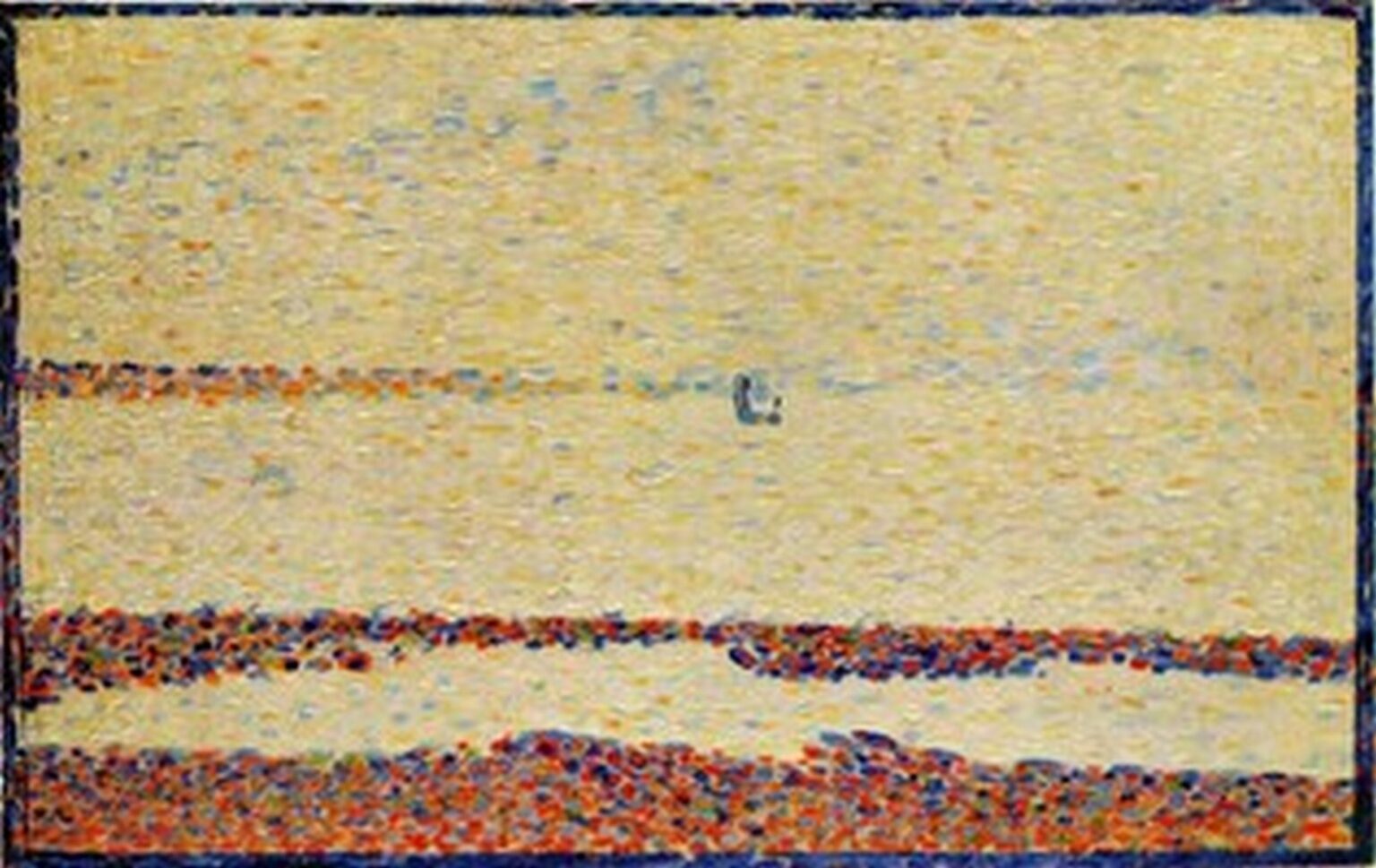 Seurat Beach at Gravelines (1890)