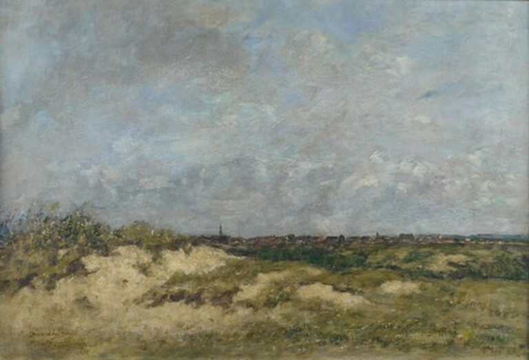 Boudin Berk the Dunes in Grey Weather (1890, Bonhams Vers)