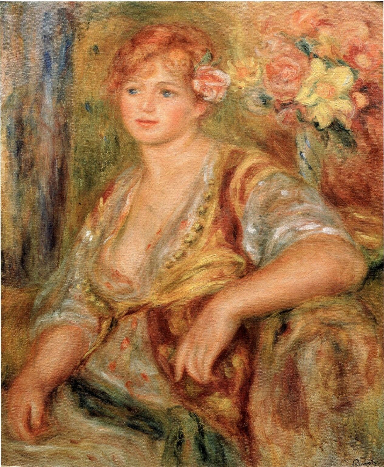 Renoir Blonde à la rose (c. 1915-17)