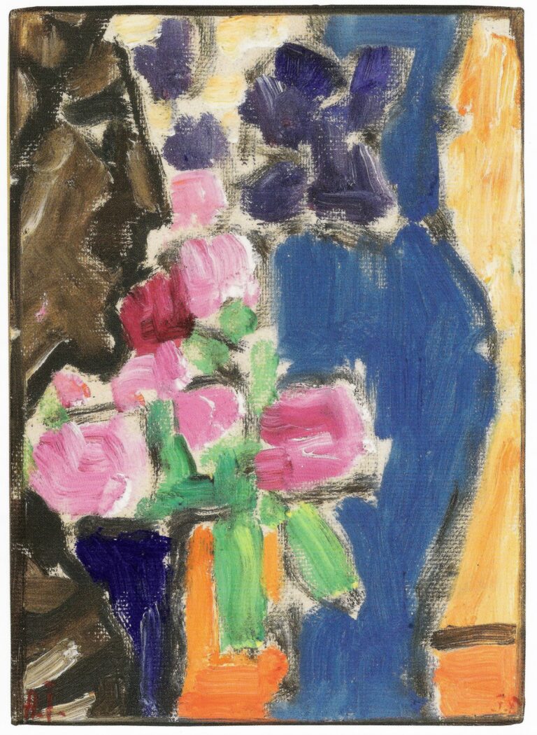 Jawlensky Blumenstilleben mit vase und figur (1935)