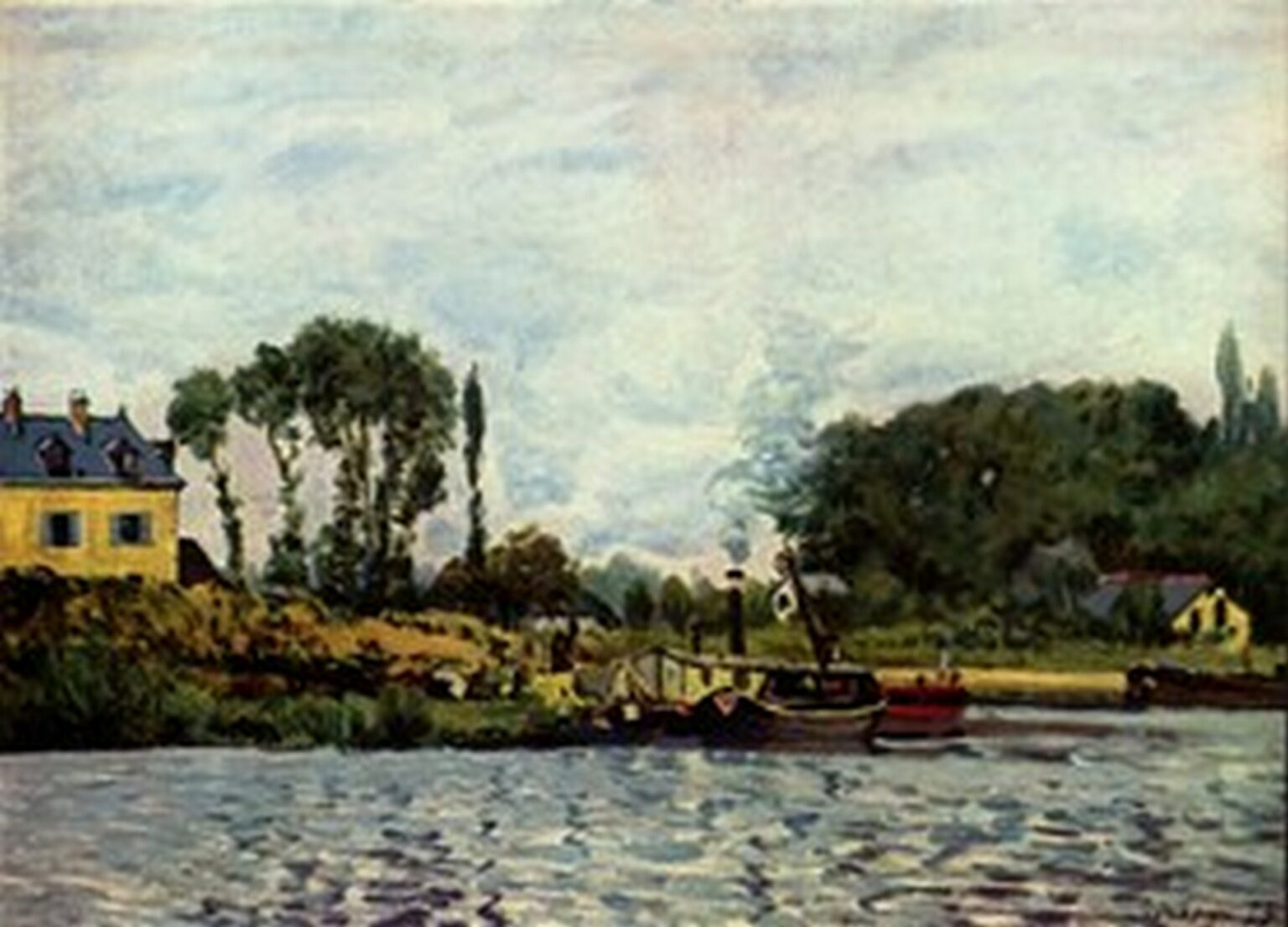 Sisley Boote bei Bougival
