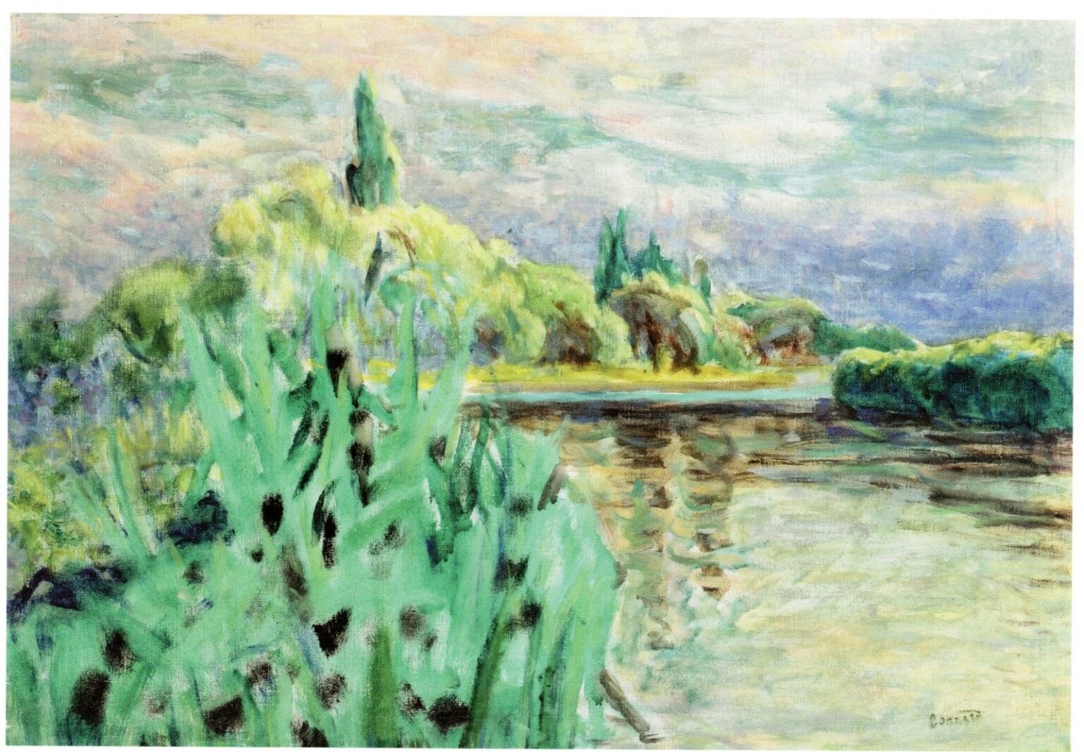 Bonnard Bord de Riviere - La Seine (c. 1928)
