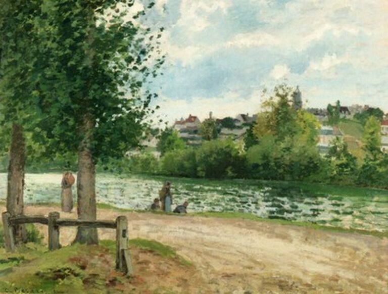Pissarro Bords de l'0ise à Pontoise (1868-70)