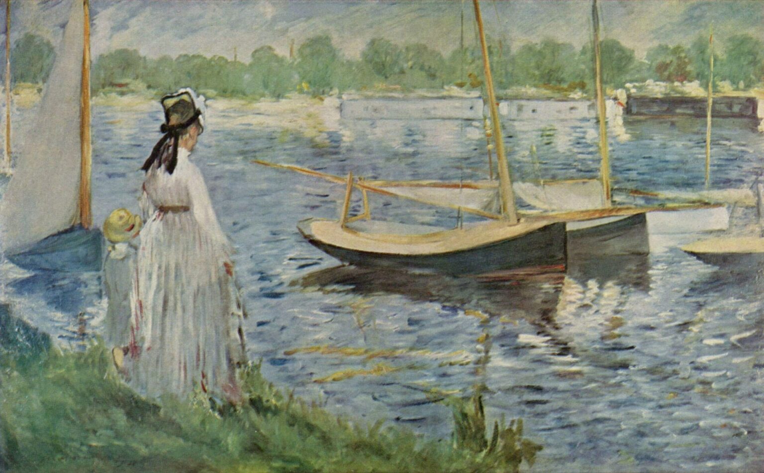 Manet Bords de la Seine à Argenteuil (1874)