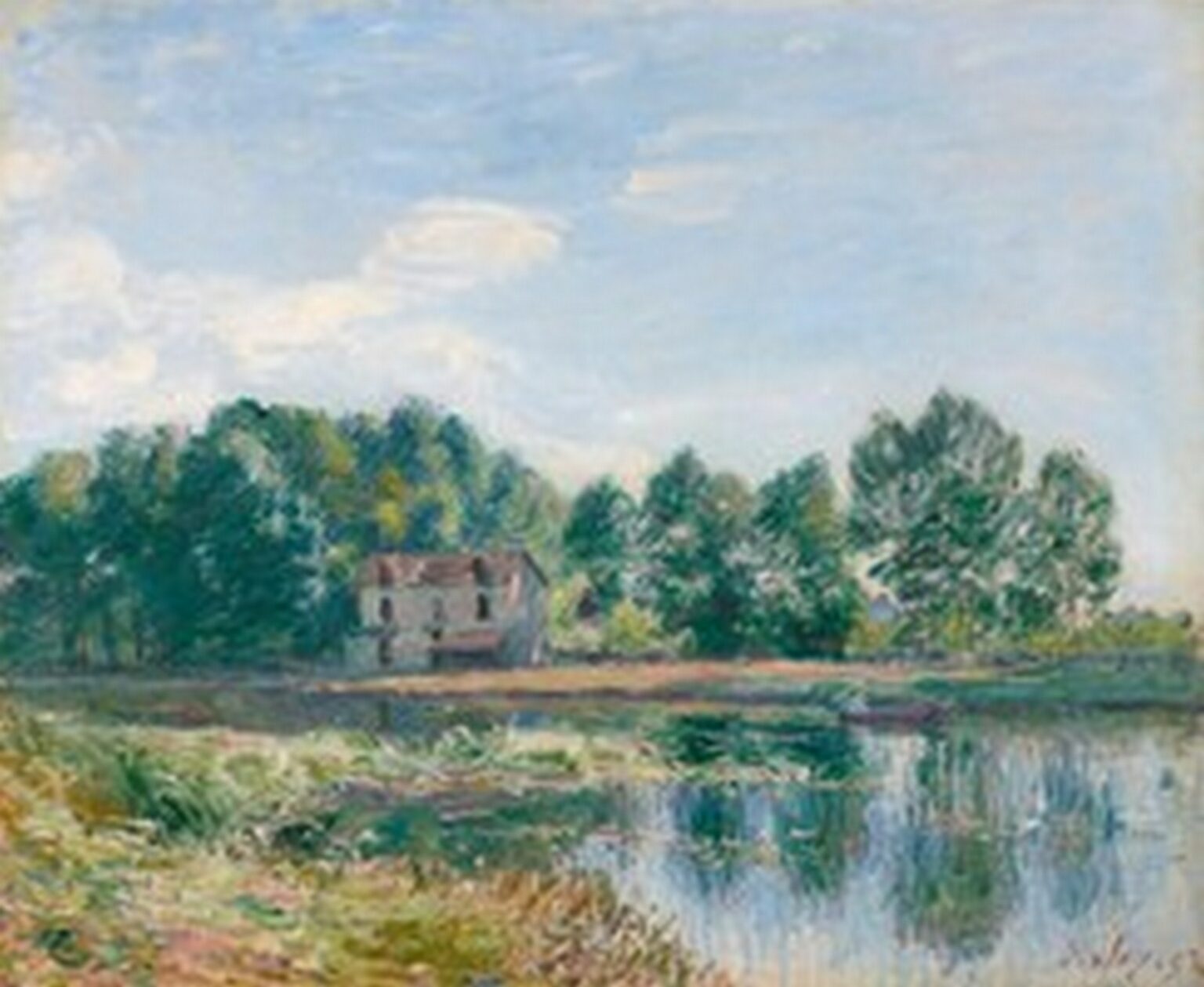 Sisley Bords du Loing (1892)