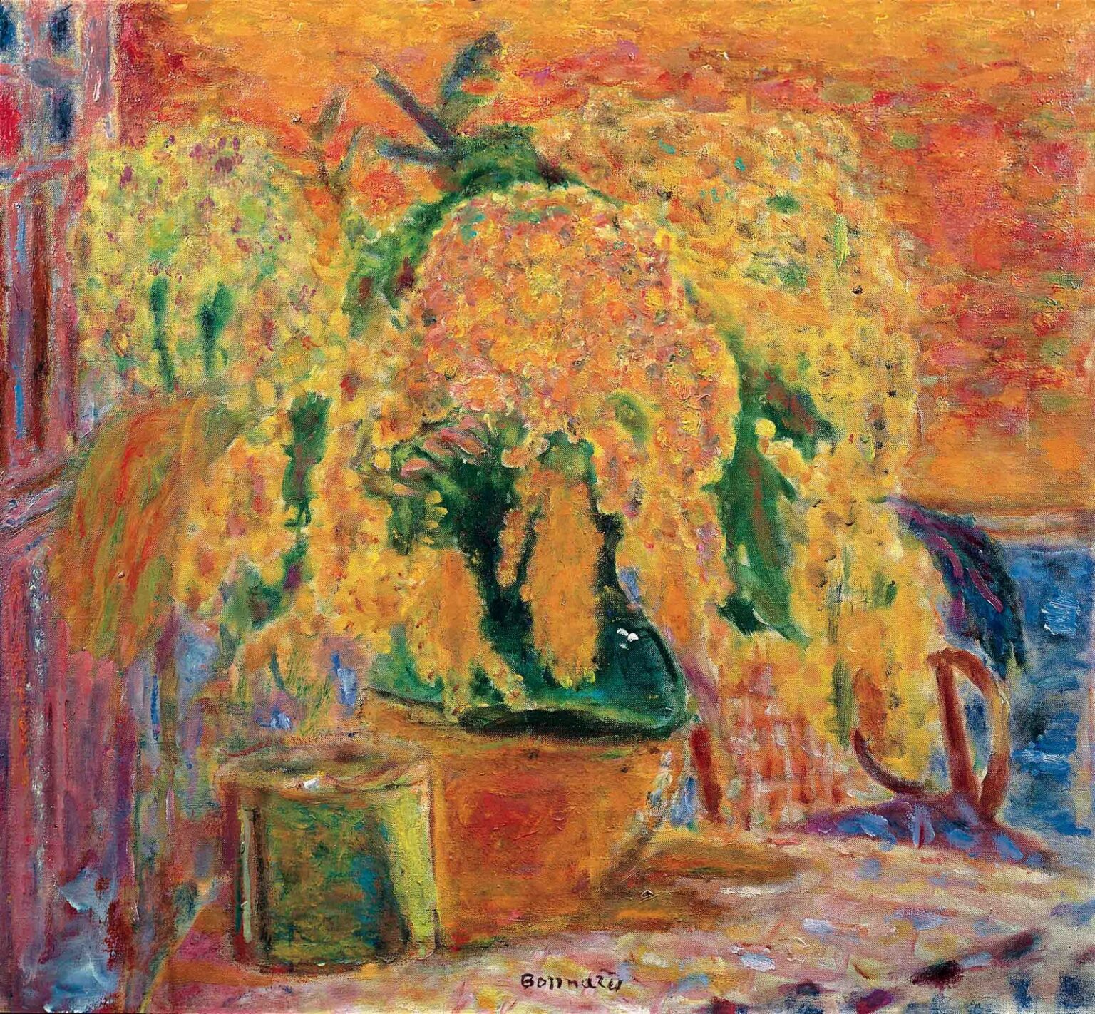 Bonnard Bouquet of mimosas (1945)