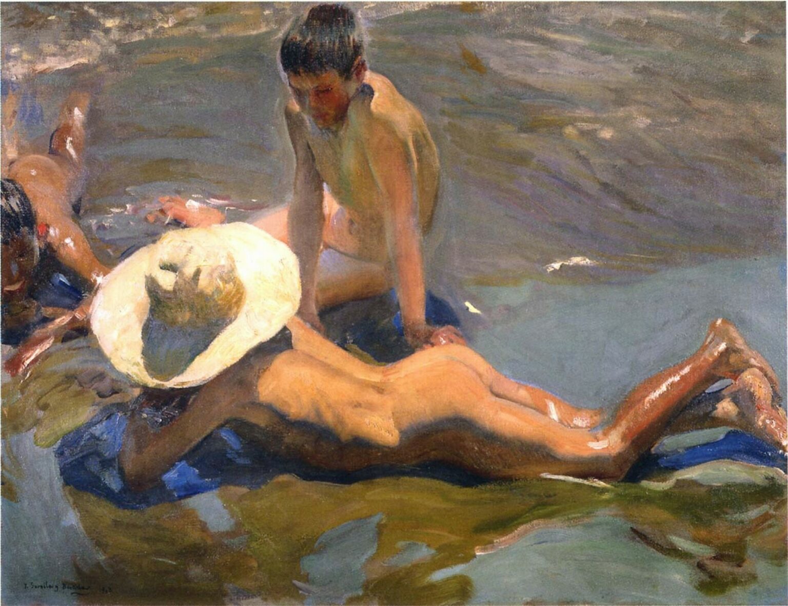 Sorolla Boys on the beach (1908)
