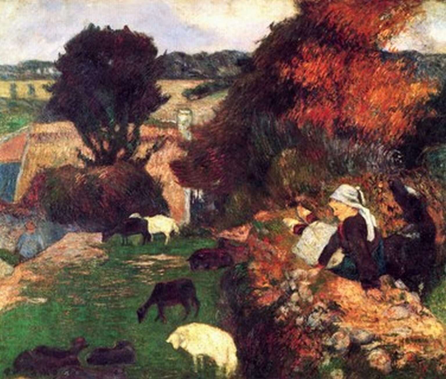 Gauguin Bretonische Schäferin