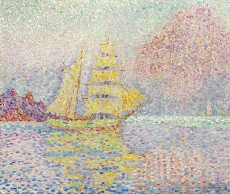 Signac Brick Italien Devant Agay (1901)