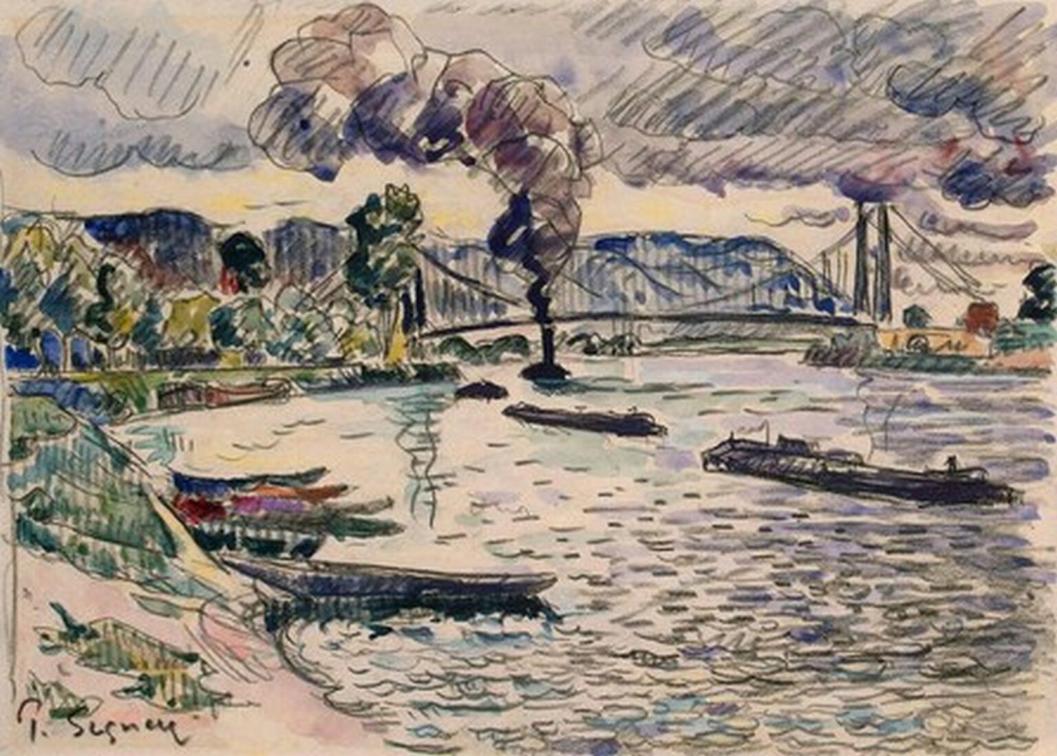 Signac Bridge at Les Andelys