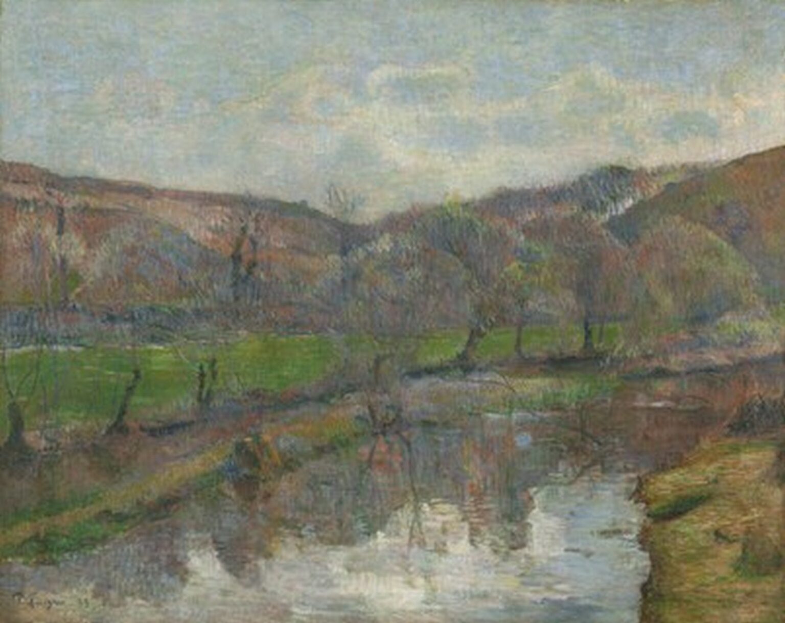 Gauguin Brittany Landscape (1888)