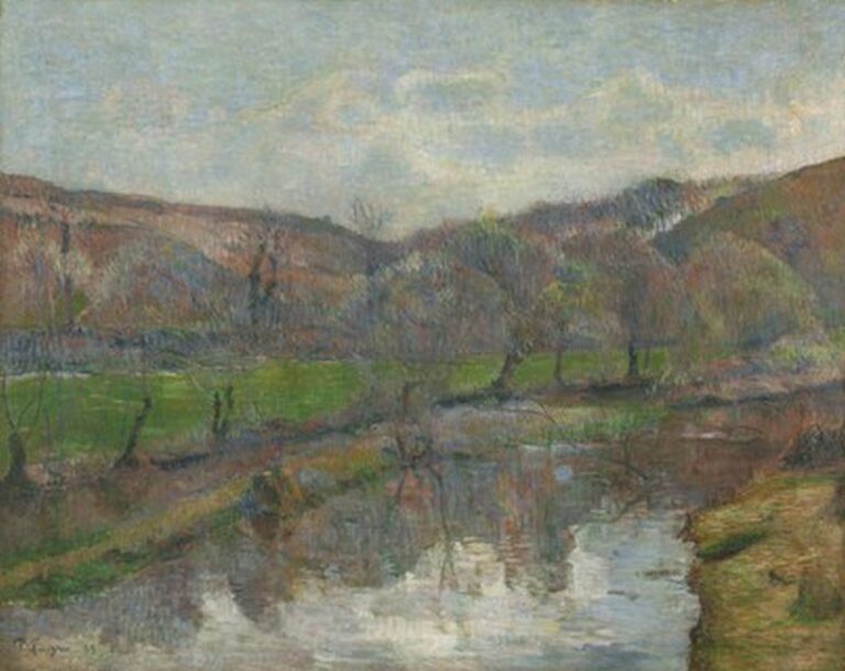 Gauguin Brittany Landscape (1888)