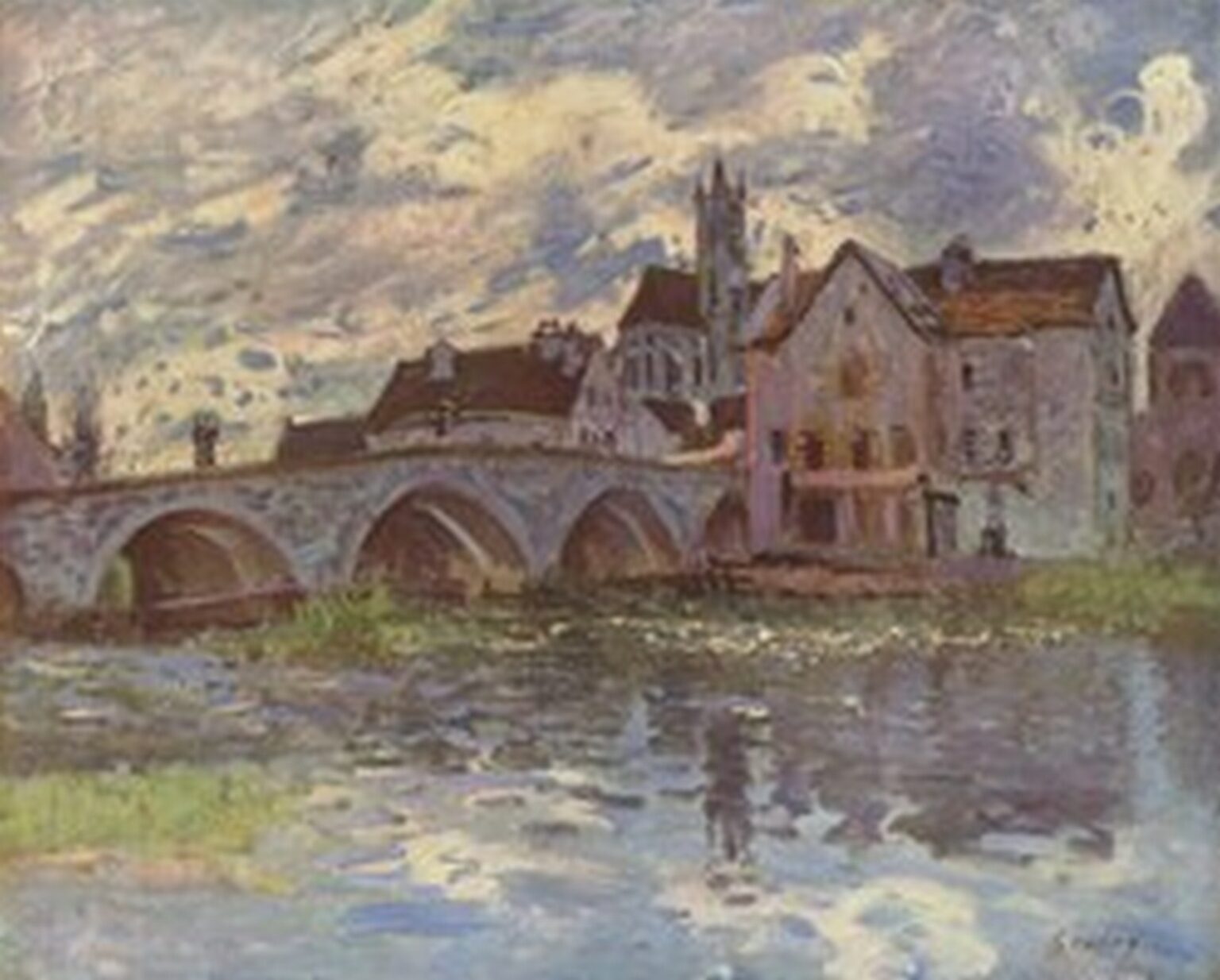 Sisley Brücke von Moret-sur-Loing