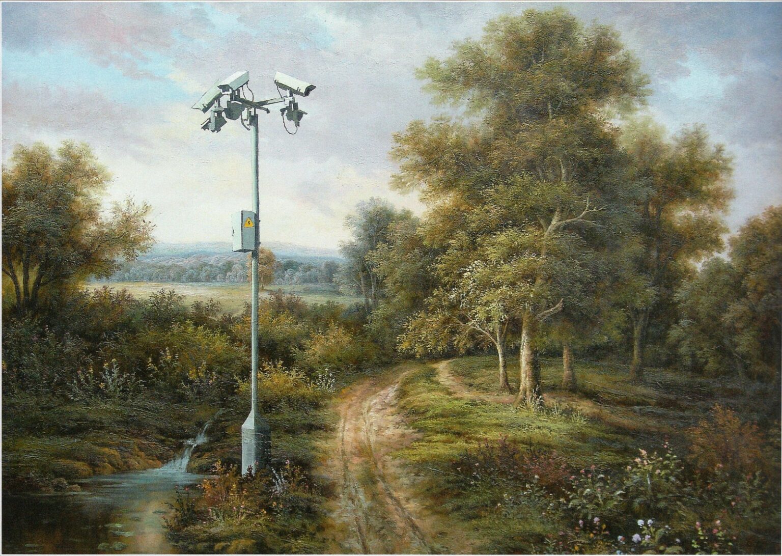 Banksy CCTV Landscape