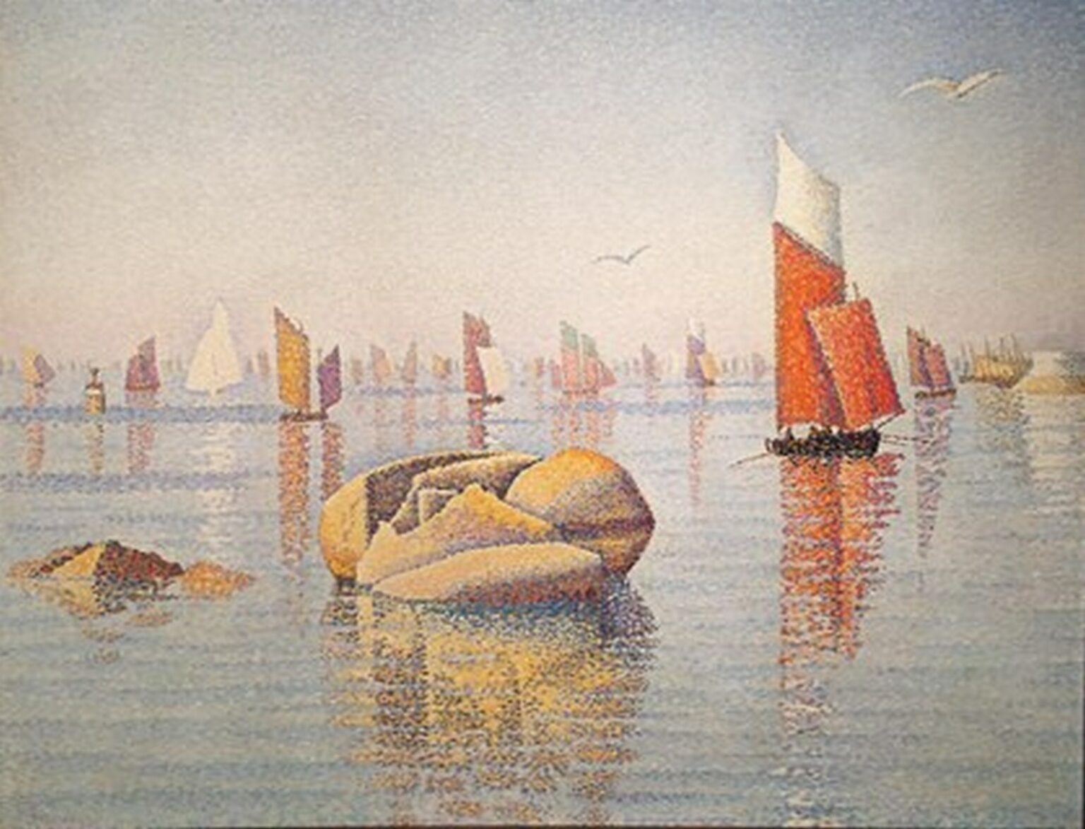 Signac Calma matutina, Concarneau, Opus 219 (1891)