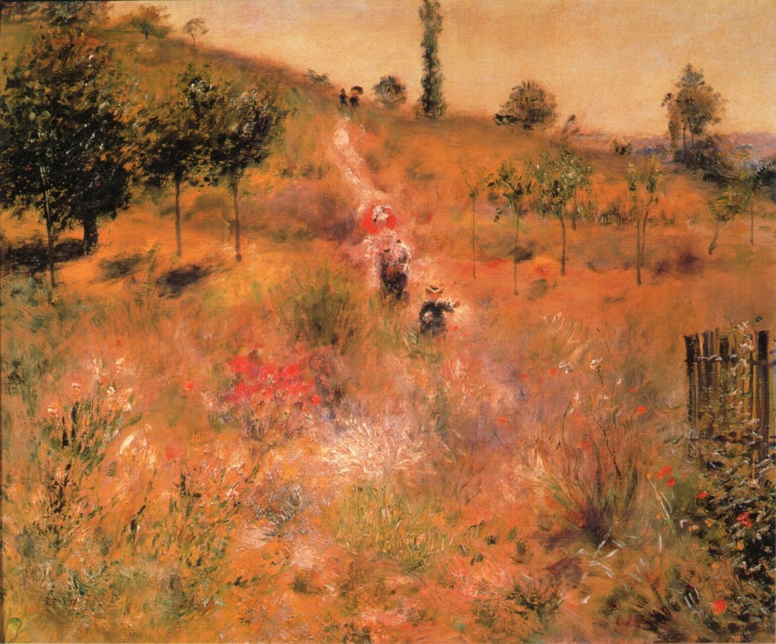 Renoir Camino en las altas hierbas (1874)