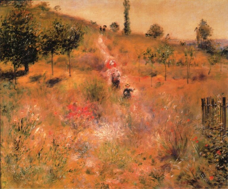 Renoir Camino en las altas hierbas (1874)