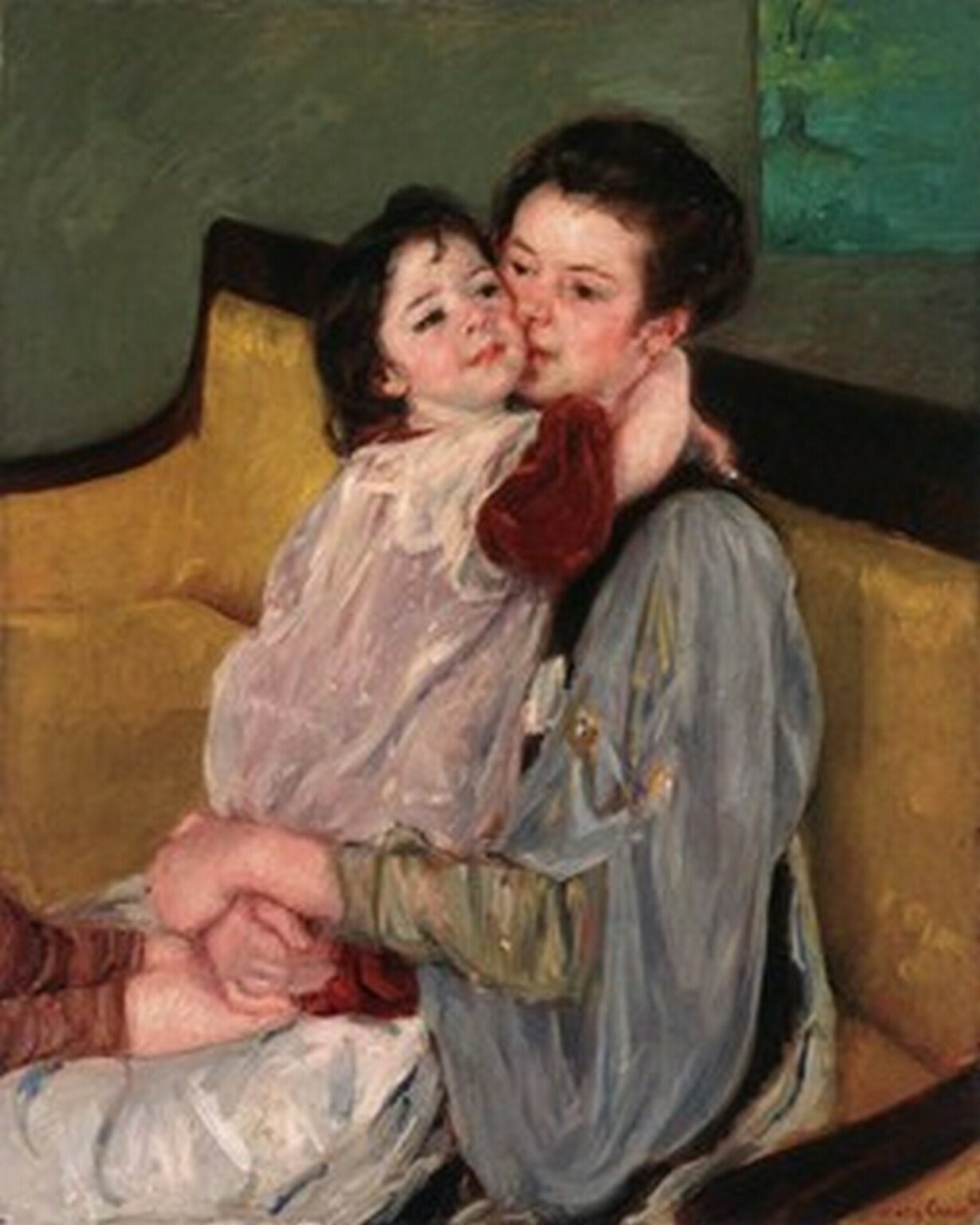 Cassatt Caress Maternelle (c. 1902)