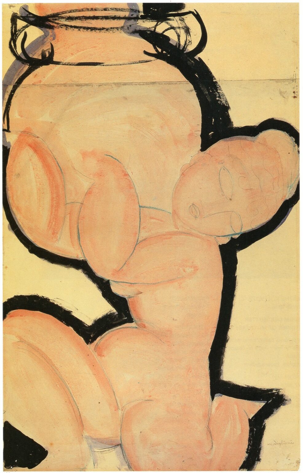 Modigliani Cariátide (1914)