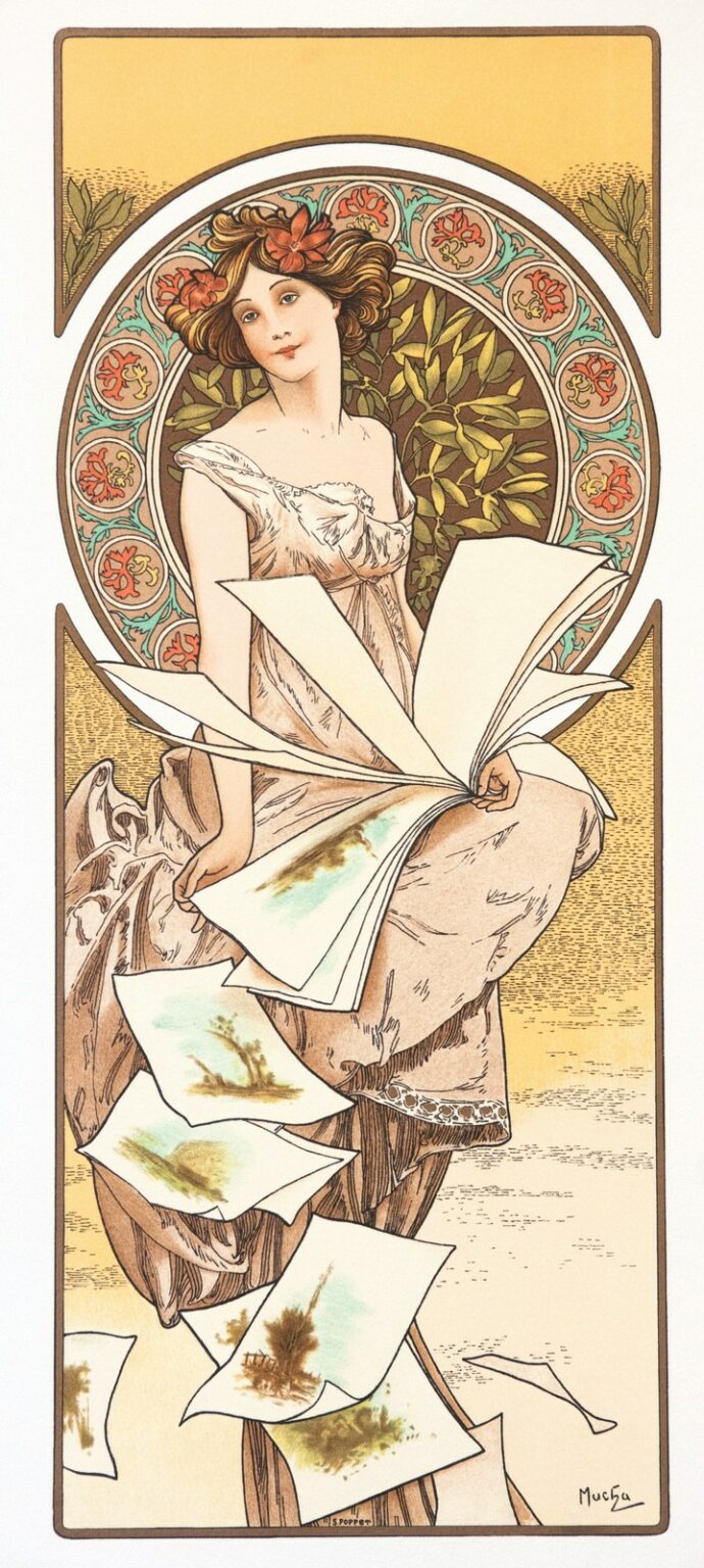 Mucha Champenois Calendar