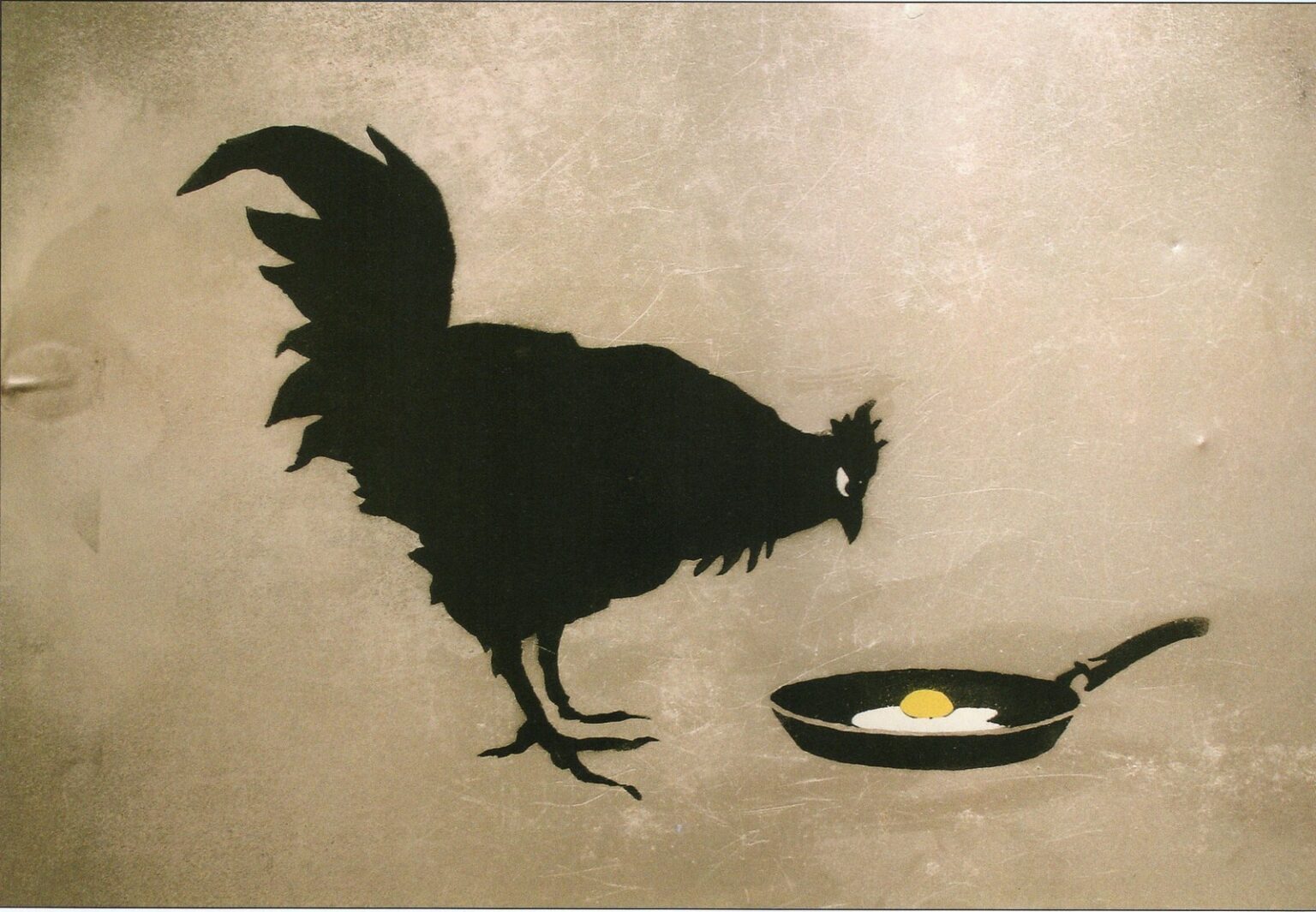 Banksy Chicken and Egg