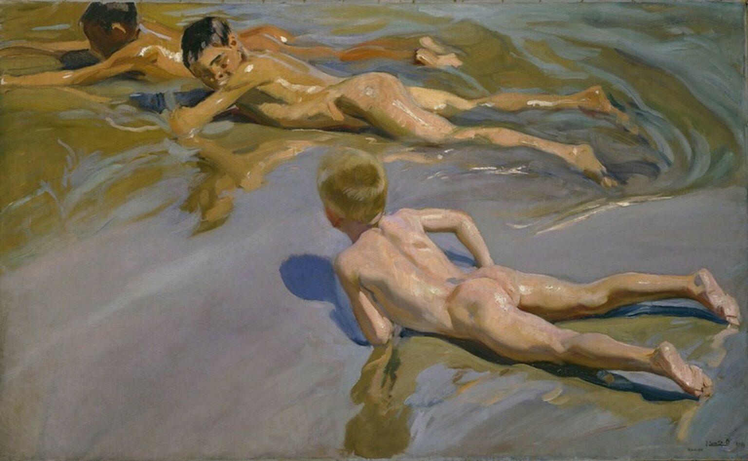 Sorolla Chicos en la playa (1910)