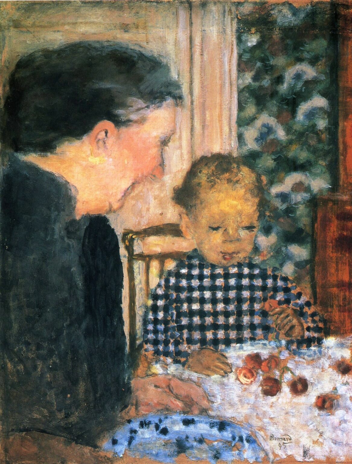 Bonnard Child eating cherries (1895)